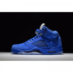 New Air Jordan 5 Retro "Blue Suede" Game Royal/Black 440888-401