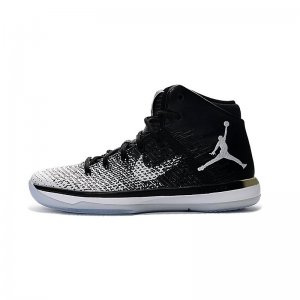 Air Jordan XXX1 "Fine Print" Black/White-Wolf Grey 845037-003