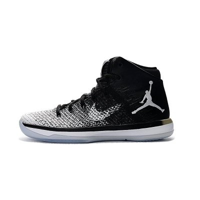 Air Jordan XXX1 "Fine Print" Black/White-Wolf Grey 845037-003