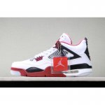 2019 Air Jordan 4 "Fire Red" White/Varsity Red-Black For Sale