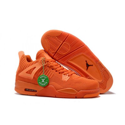 2019 New Air Jordan 4 Flyknit "Total Orange" AQ3559-800