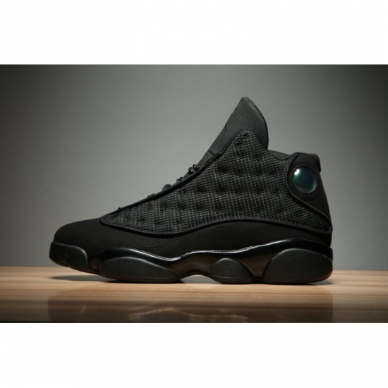 Air Jordan 13 "Black Cat" Black/Anthracite-Black Men's and Women - Click Image to Close