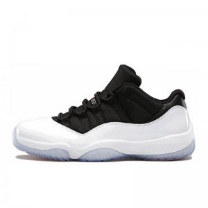 Men's Air Jordan 11 Retro Low White/Black-True Red Basketball Sh