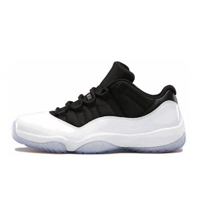 Men's Air Jordan 11 Retro Low White/Black-True Red Basketball Sh