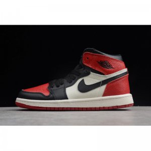 Kid's Air Jordan 1 AJ1 High OG "Bred Toe" For Sale