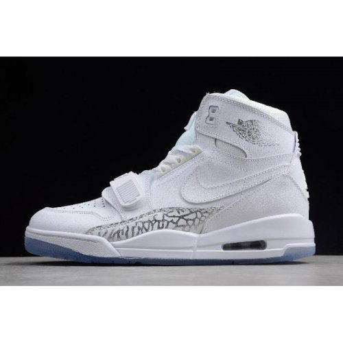 Just Don x Jordan Legacy 312 "White Cement" White/White-Light Gr