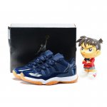 Air Jordan 11 Low "Navy Gum" Midnight Navy/White-Light Gum Brown