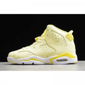 2020 Air Jordan 6 GS "Floral" Crimson Tint/Dynamic Yellow-Black-