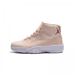 New Air Jordan 11 "Maroon" Light Pink/White Basketball Shoes