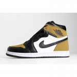 Air Jordan 1 High "Rookie of the Year" Gold Harvest/Black 555088