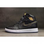All-Star Air Jordan 1 High OG "Los Angeles" Black/Metallic Gold-