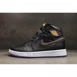 All-Star Air Jordan 1 High OG "Los Angeles" Black/Metallic Gold-