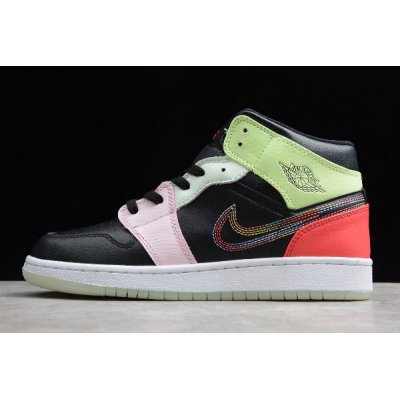 2019 Air Jordan 1 Mid GS "Glow in the Dark" AV5174-076