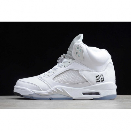 2020 Air Jordan 5 Retro "Metallic White" 136027-130 For Sale - Click Image to Close
