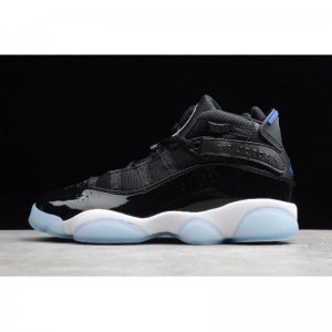 2019 New Jordan 6 Rings "Space Jam" Black/Hyper Royal-White 3229