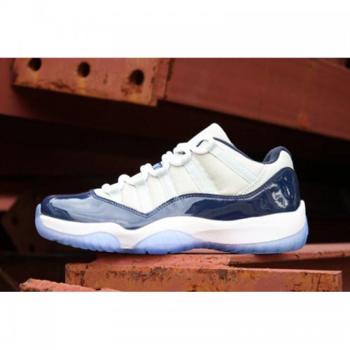New Air Jordan 11 Retro Low "Georgetown" Grey Mist/White-Midnigh