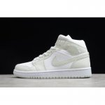 2020 Air Jordan 1 Mid White/Spruce Aura CZ3572-104