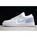 2020 Air Jordan 1 Low "Paris" White/Sky Grey-Football Grey CV304