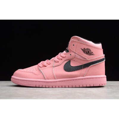 2019 Air Jordan 1 Retro High Pink Black Kids' Sizing 555112-601