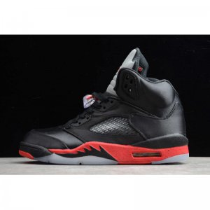 2020 Air Jordan 5 Retro "Satin Bred" Black/University Red 136027