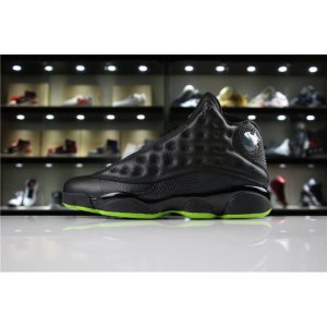 Men's Air Jordan 13 "Altitude" Black/Altitude Green 414571-042 F