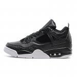Air Jordan 4 Premium Pinnacle "Black Pony Hair" Black/Anthracite