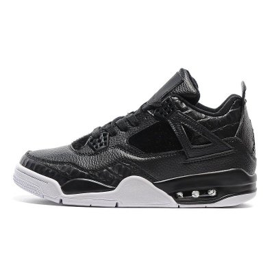 Air Jordan 4 Premium Pinnacle "Black Pony Hair" Black/Anthracite