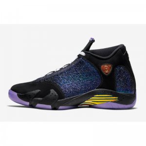 2020 Air Jordan 14 "Doernbecher" Black/Court Purple-Multi-Color-