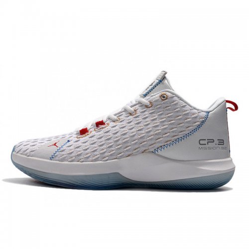 2019 Jordan CP3.XII "NBA Kicks of the Night" White Red For Sale