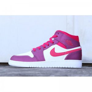 Air Jordan 1 Mid GS True Berry/Rush Pink 555112-661