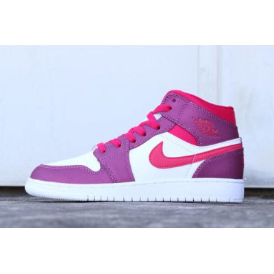 Air Jordan 1 Mid GS True Berry/Rush Pink 555112-661