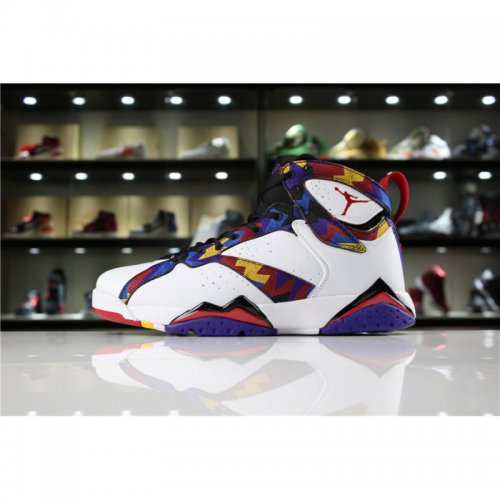 Air Jordan 7 Retro "Nothing But Net" Sweater White/University Re