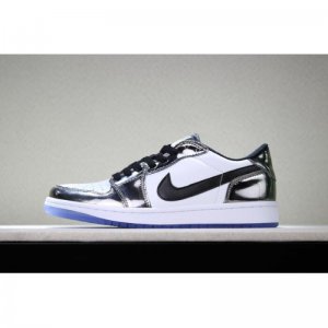 New Air Jordan 1 Low "Pass The Torch" Chrome/White-Turbo Green-B
