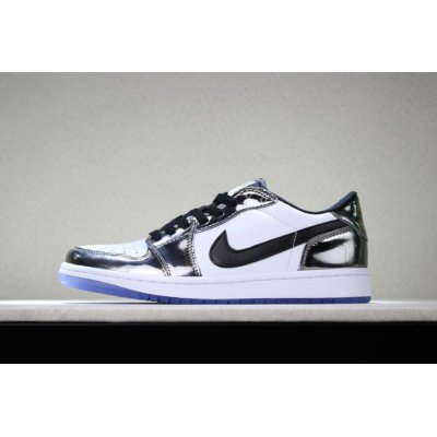 New Air Jordan 1 Low "Pass The Torch" Chrome/White-Turbo Green-B