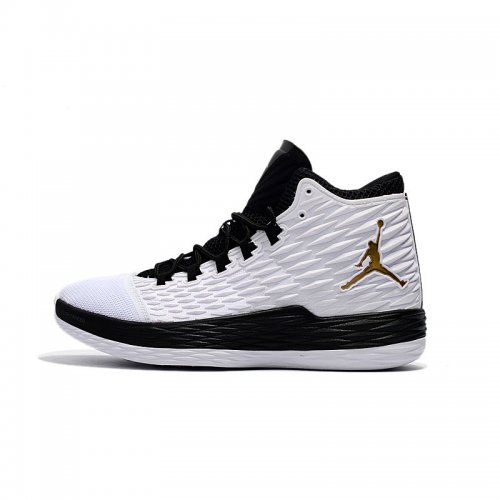 Jordan Melo M13 "BHM" White/Metallic Gold-Black-Pure Platinum 88