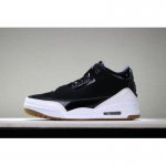 2018 Air Jordan 3 Black White Gum Men's and Women's Size 441140-