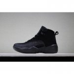 Kid's Air Jordan 12 OVO "Black" Basketball Shoes