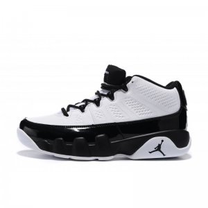 New Air Jordan 9 Retro Low White/Black Men's Basketball Shoes Fr