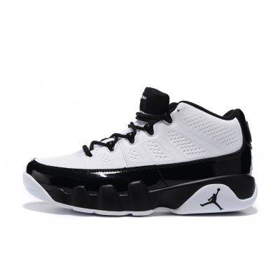 New Air Jordan 9 Retro Low White/Black Men's Basketball Shoes Fr