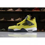 2018 Air Jordan 4 "Lightning" Tour Yellow/Dark Blue-Grey-White 3