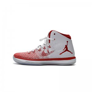 Air Jordan XXX1 White/University Red Men's Basketball Shoes For