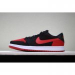 New Air Jordan 1 Low Flyknit "Banned" Black/Varsity Red-White Me