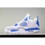 Air Jordan 4 OG "Military Blue" White/Neutral Grey-Military Blue