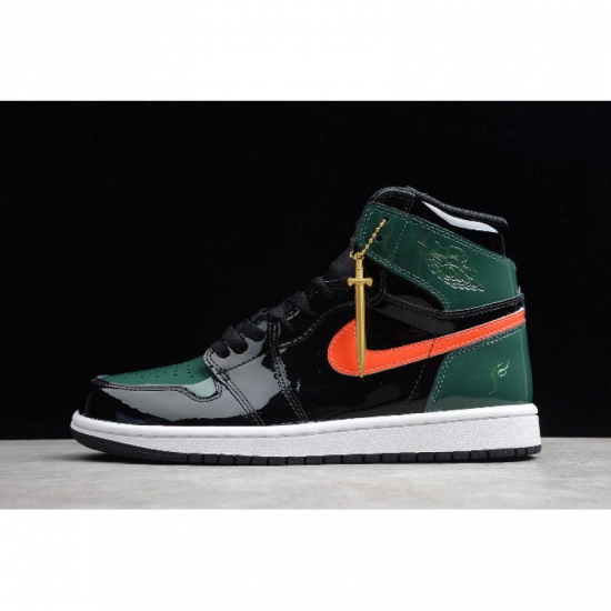 SolyFly x Air Jordan 1 High OG "Friends & Family" Black/Team Ora - Click Image to Close