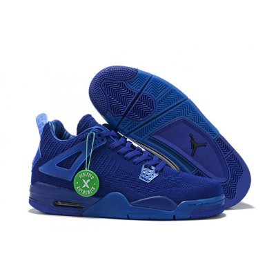 2019 New Air Jordan 4 Flyknit "Hyper Royal" AQ3559-400