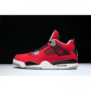 New Air Jordan 4 Retro "Toro Bravo" Fire Red/White-Black-Cement