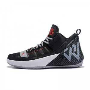 Jordan Why Not Zer0.1 Chaos Black/Grey-University Red-White For
