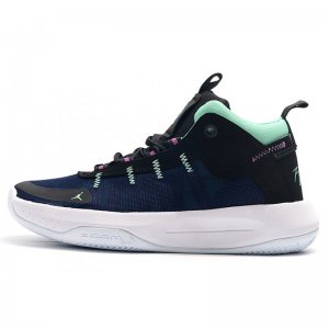 Jordan Jumpman 2020 PF "Flight" Navy Blue/Black-Green-Purple-Wh
