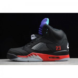 2020 Air Jordan 5 "Top 3" Black/Fire Red-Grape Ice-New Emerald C