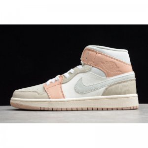 2020 Air Jordan 1 Mid "Milan" Sail/Light Bone-String-Shimmer CV3